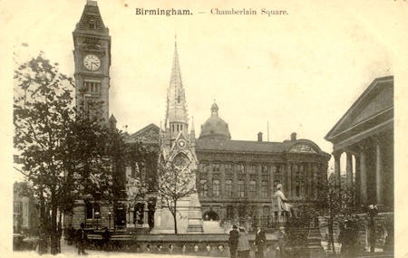 1916 Birmingham Chamberlain Square