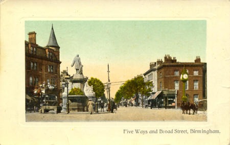 1916 Birmingham Five Ways & Broadstreet