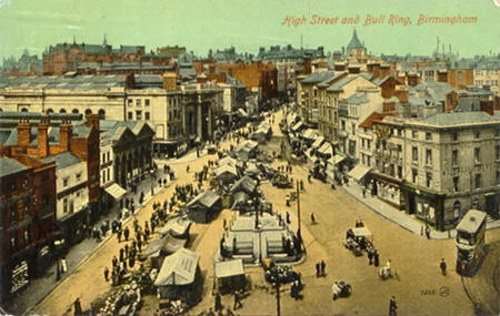 1916 Birmingham High Steet & Bullring (1918)